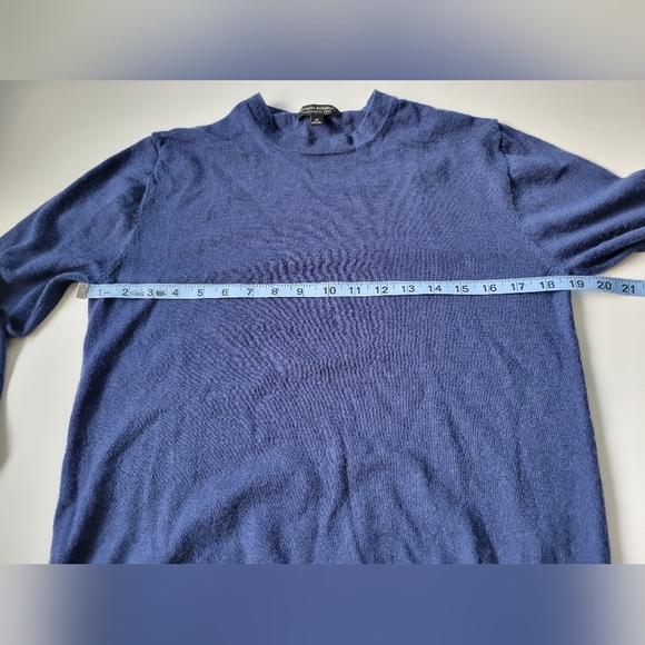 Bananana Republic Men's Merino Wool Blue Sweater M - Picture 8 of 9